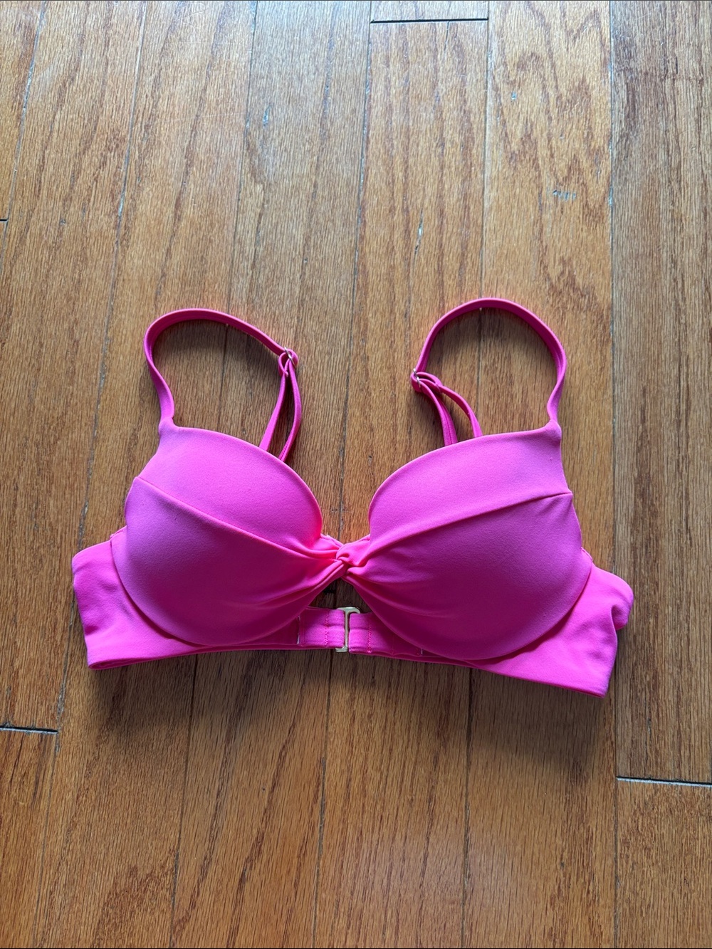 Women's Pink Push-Up bikini top